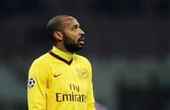 MILAN, ITALY - FEBRUARY 15:  Thierry Henry of Arsenal looks on during the UEFA Champions League round of 16 first leg match between AC Milan and Arsenal at Stadio Giuseppe Meazza on February 15, 2012 in Milan, Italy.  (Photo by Shaun Botterill/Getty Images)